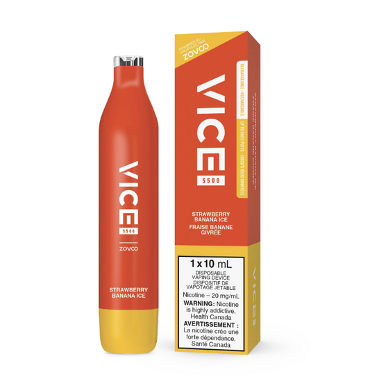 Vice 5500 Disposable - Strawberry Banana Ice
