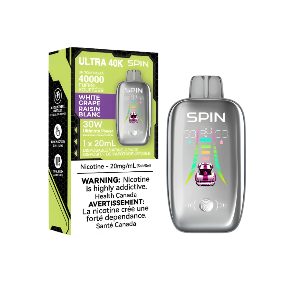 Spin Ultra 40k - White Grape