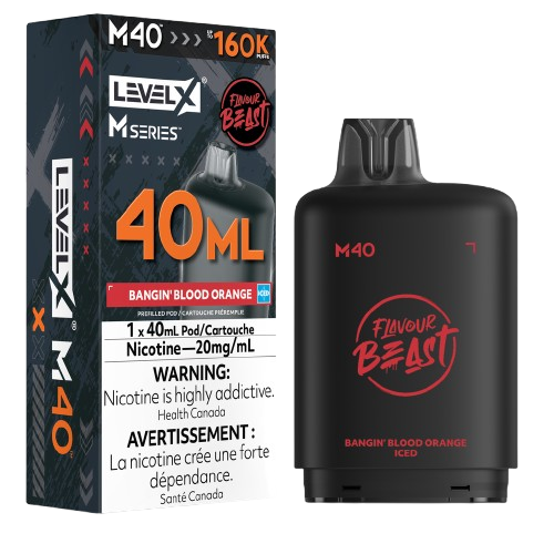 Flavour Beast Level X M Series 160k - Bangin' Blood Orange Iced (PROV)