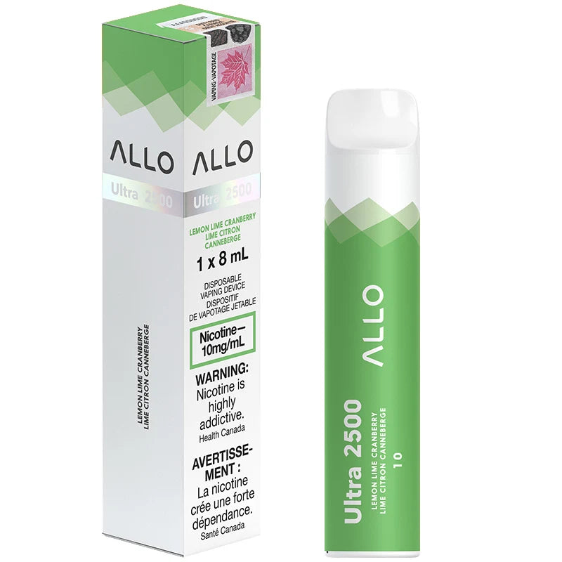 Allo Ultra 2500 Disposable - Lemon Lime Cranberry