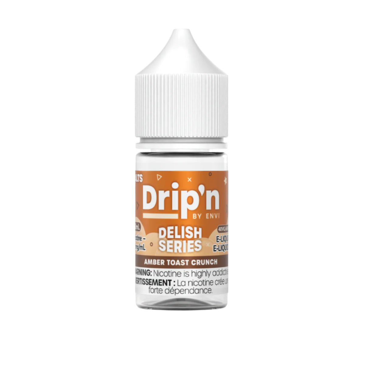 Drip'N by Envi - Delish Series - Amber Toast Crunch 30ml Salt