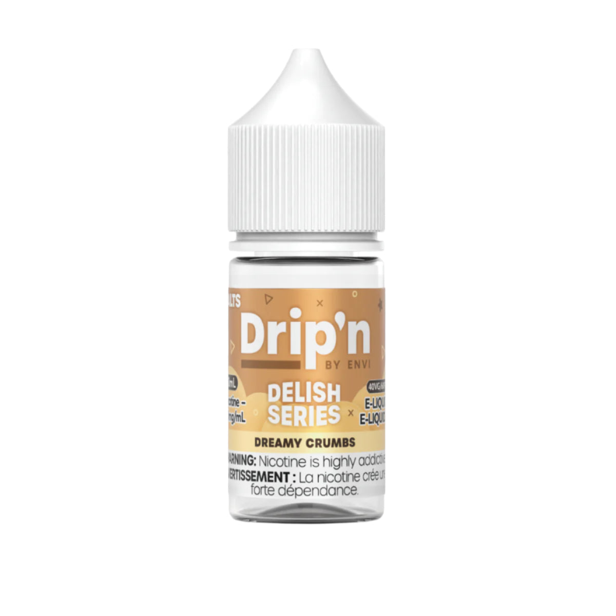 Drip'N by Envi - Delish Series - Dreamy Crumbs 30ml Salt