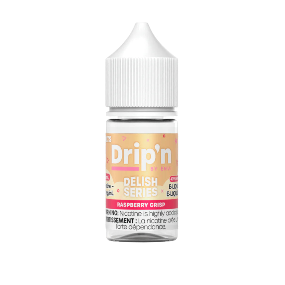 Drip'N by Envi - Delish Series - Raspberry Crisp 30ml Salt
