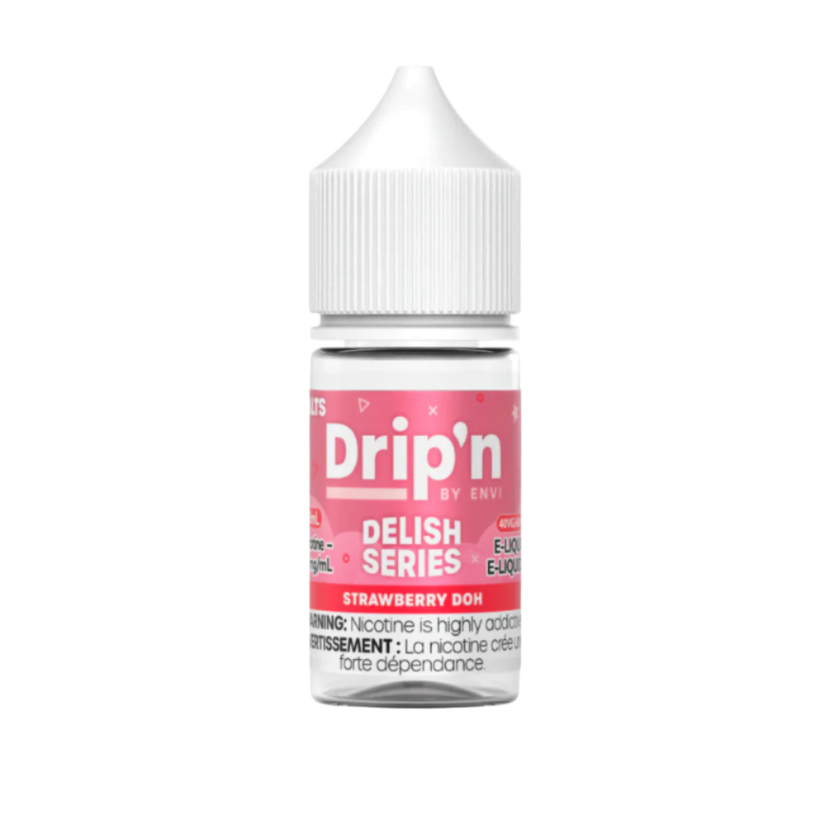 Drip'N by Envi - Delish Series - Strawberry Doh 30ml Salt