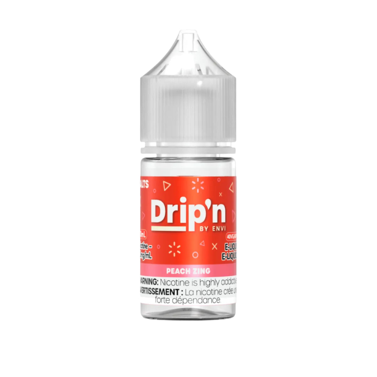 Drip'n by Envi - Peach Zing 30ml Salt