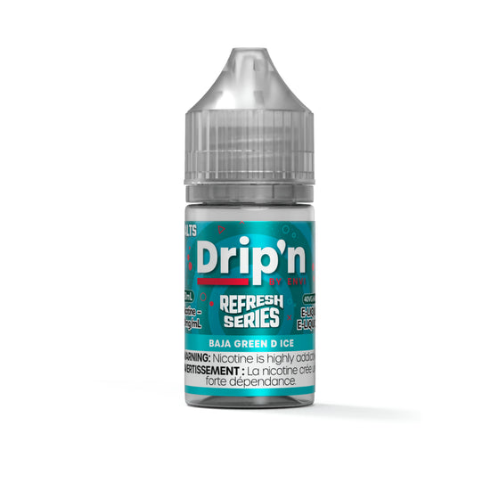 Drip'N by Envi - Refresh Series - Baja Green D Iced 30ml Salt