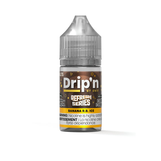 Drip'N by Envi - Refresh Series - Banana R.B. Iced 30ml Salt