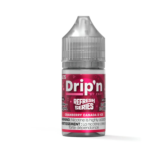 Drip'N by Envi - Refresh Series - Cranberry Canada D Iced 30ml Salt