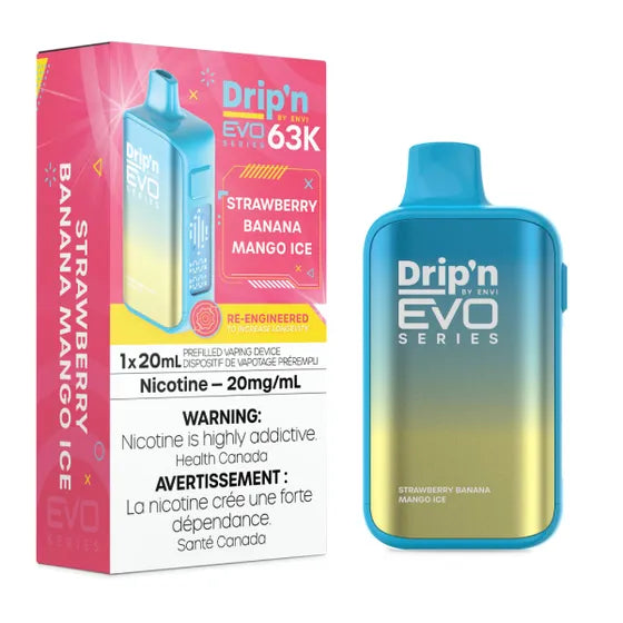 Drip'n Evo 63k - Strawberry Banana Mango Ice