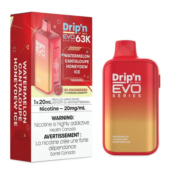 Drip'n Evo 63k - Watermelon Cantaloupe Honeydew Ice (PROV)