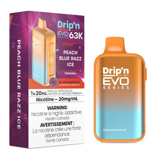 Drip'n Evo 63k - Peach Blue Razz Ice (PROV)