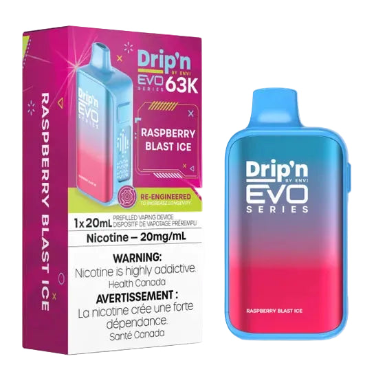 Drip'n Evo 63k - Raspberry Blast Ice (PROV)