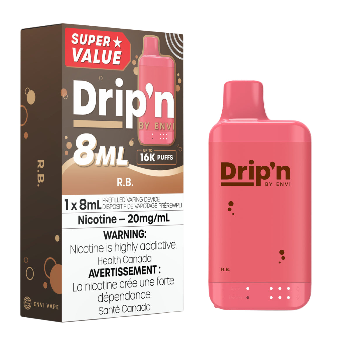 Drip'n 8ML 16k - R.B.