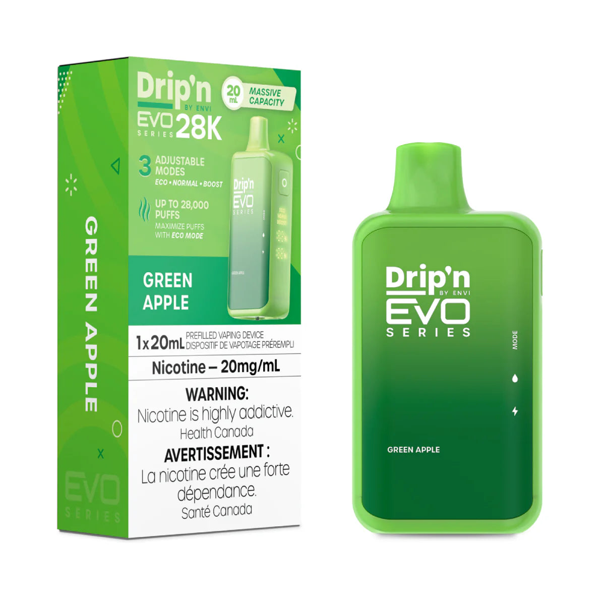 Drip'n Evo 28K - Green Apple (PROV)
