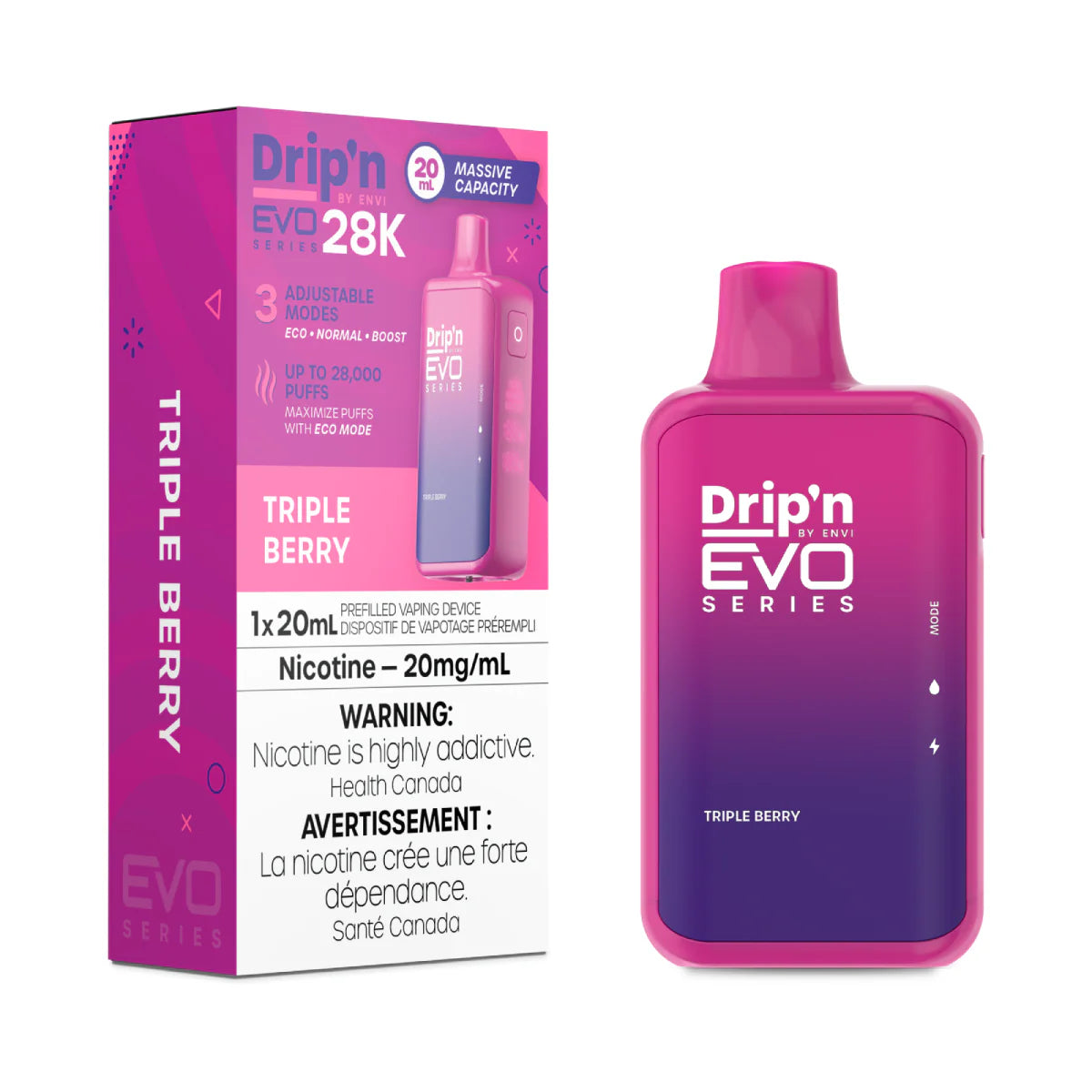 Drip'n Evo 28K - Triple Berry (PROV)