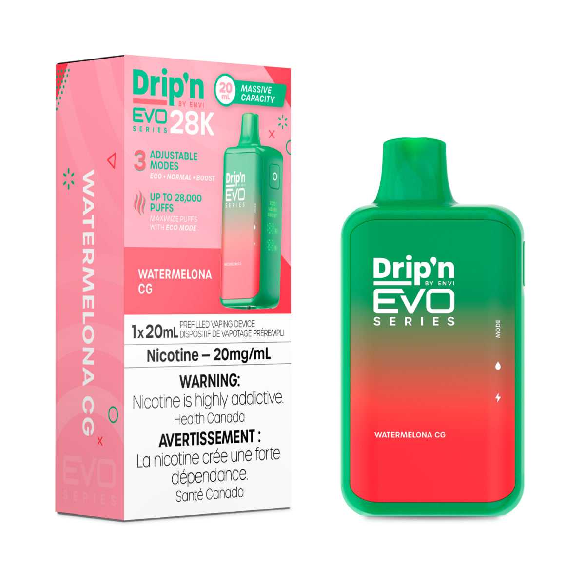 Drip'n Evo 28K - Watermelona CG
