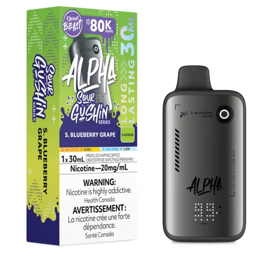 Flavour Beast ALPHA 80k - S. Blueberry Grape (PROV)