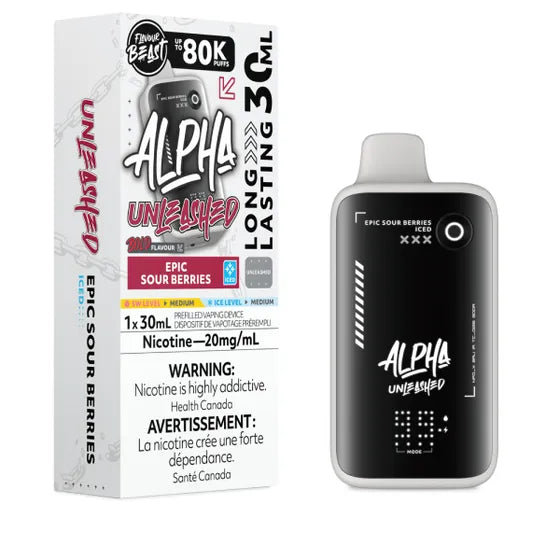 Flavour Beast Unleashed ALPHA 80k - Epic Sour Berries Iced