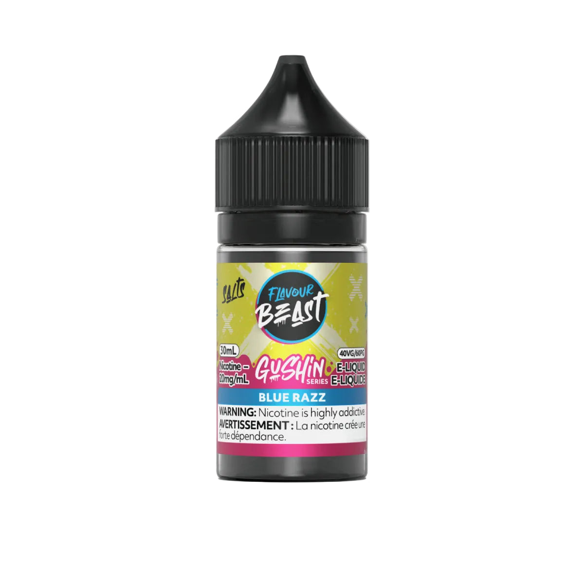 Flavour Beast Gushin Series - Blue Razz 30 ml Sel