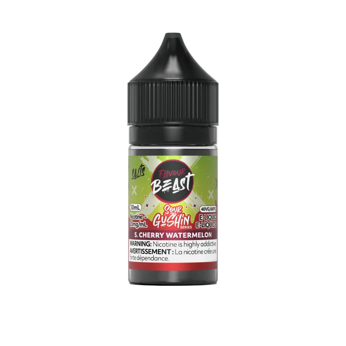 Flavour Beast Gushin Series - Sour Cherry Watermelon 30 ml Sel