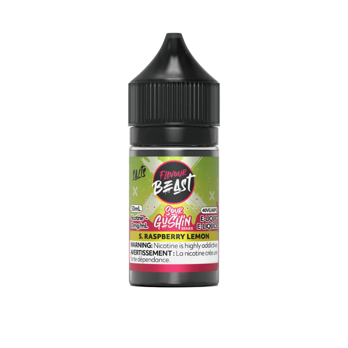 Flavour Beast Gushin Series - Sour Raspberry Lemon 30 ml Sel