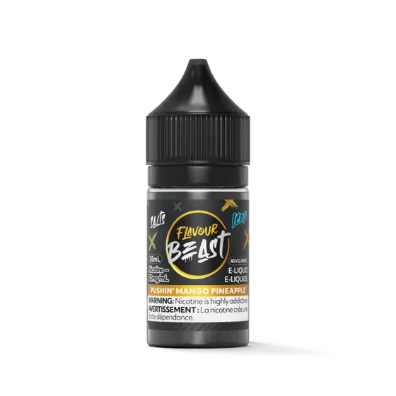 Flavour Beast - Pushin' Mango Pineapple Iced 30 mL Salt (PROV)