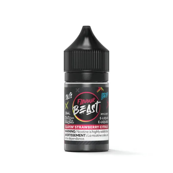 Flavour Beast - Slayin' Strawberry Citrus Iced 30 mL Salt