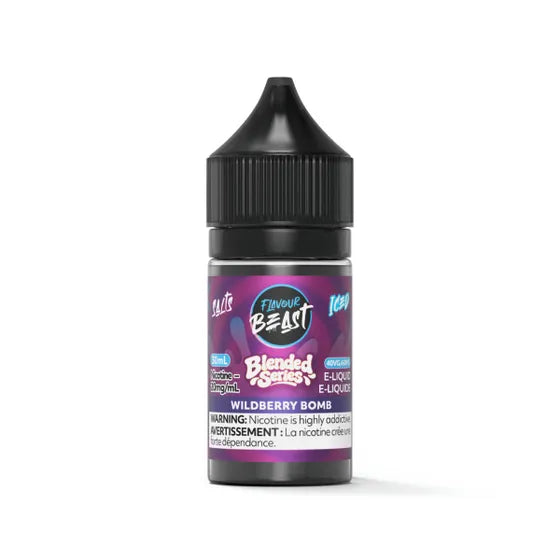 Flavour Beast Blended Series - Wildberry Bomb Iced 30 mL Salt