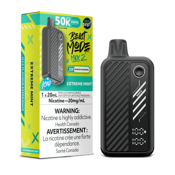 Flavour Beast Beast Mode Max 2 50K - Extreme Mint Iced