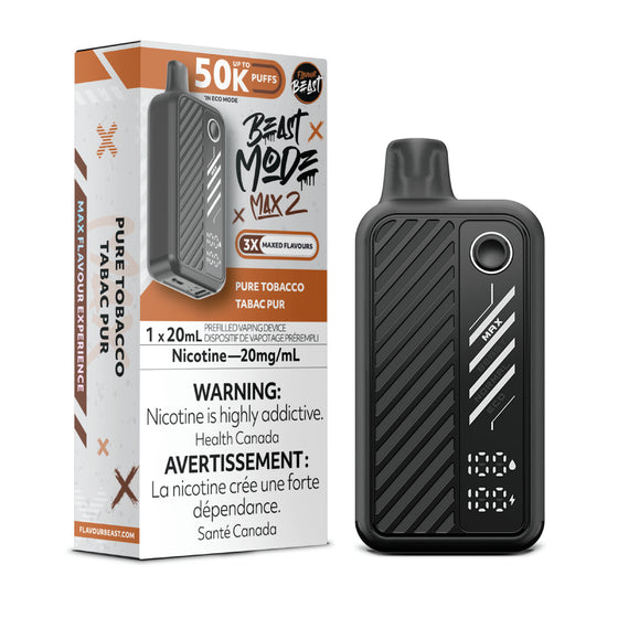 Flavour Beast Beast Mode Max 2 50K - Pure Tobacco