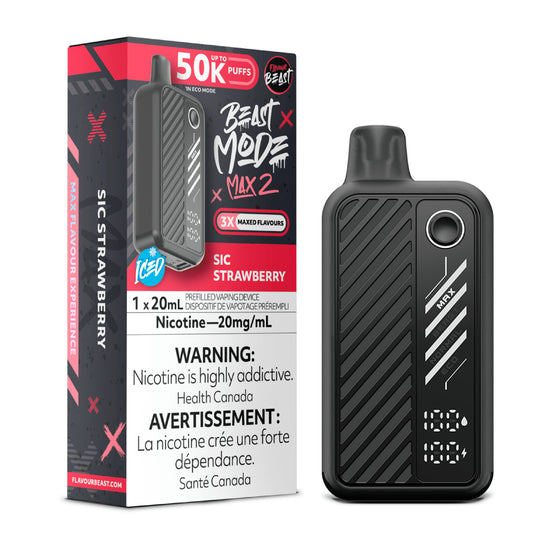Flavour Beast Beast Mode Max 2 50K - Sic Strawberry