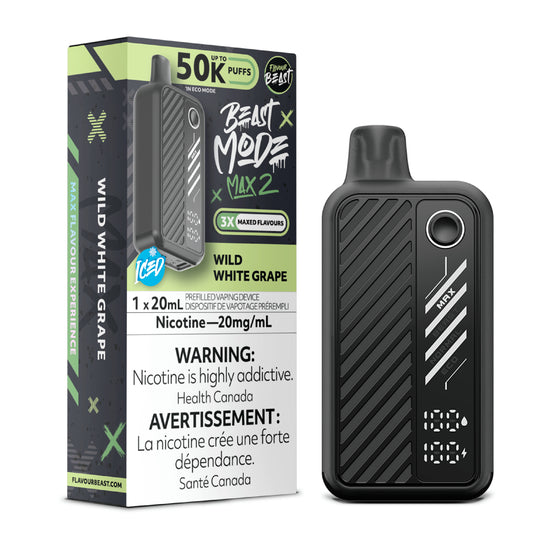 Flavour Beast Beast Mode Max 2 50K - Wild White Grape