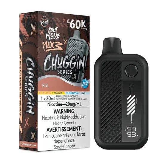 Flavour Beast Beast Mode Max 3 60k Chuggin Series - R.B. Iced (PROV)