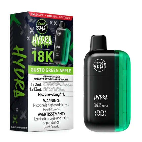 Flavour Beast Hydra 18k - Gusto Green Apple