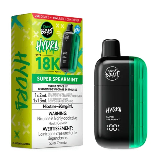 Flavour Beast Hydra 18k - Super Spearmint