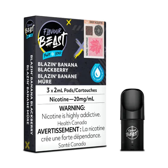 Flavour Beast Pods - Blazin' Banana Blackberry