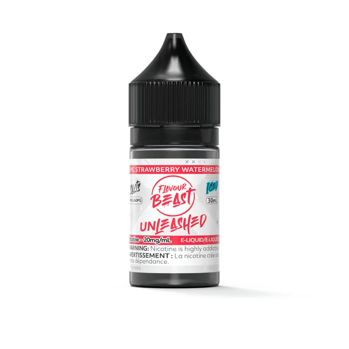 Flavour Beast - Unleashed - Glacé Epic Fraise Pastèque 30 ml Sel (PROV) 