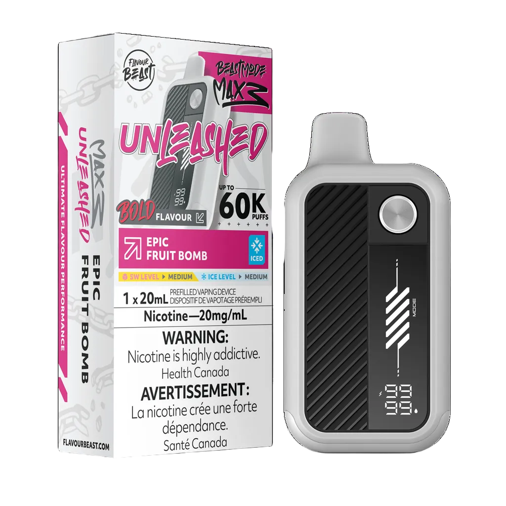 Flavour Beast Beast Mode Max 3 60k - Epic Fruit Bomb Iced