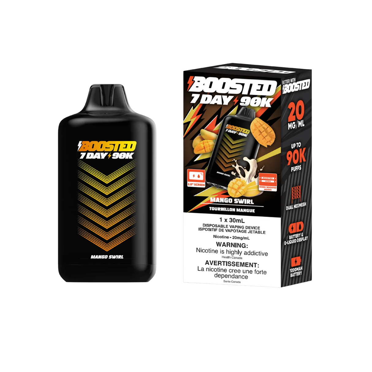 Boosted 7DAY 90k - Mango Swirl