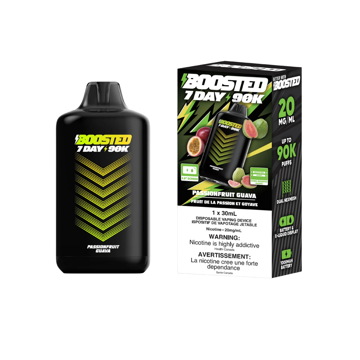 Boosted 7DAY 90k - Passionfruit Guava