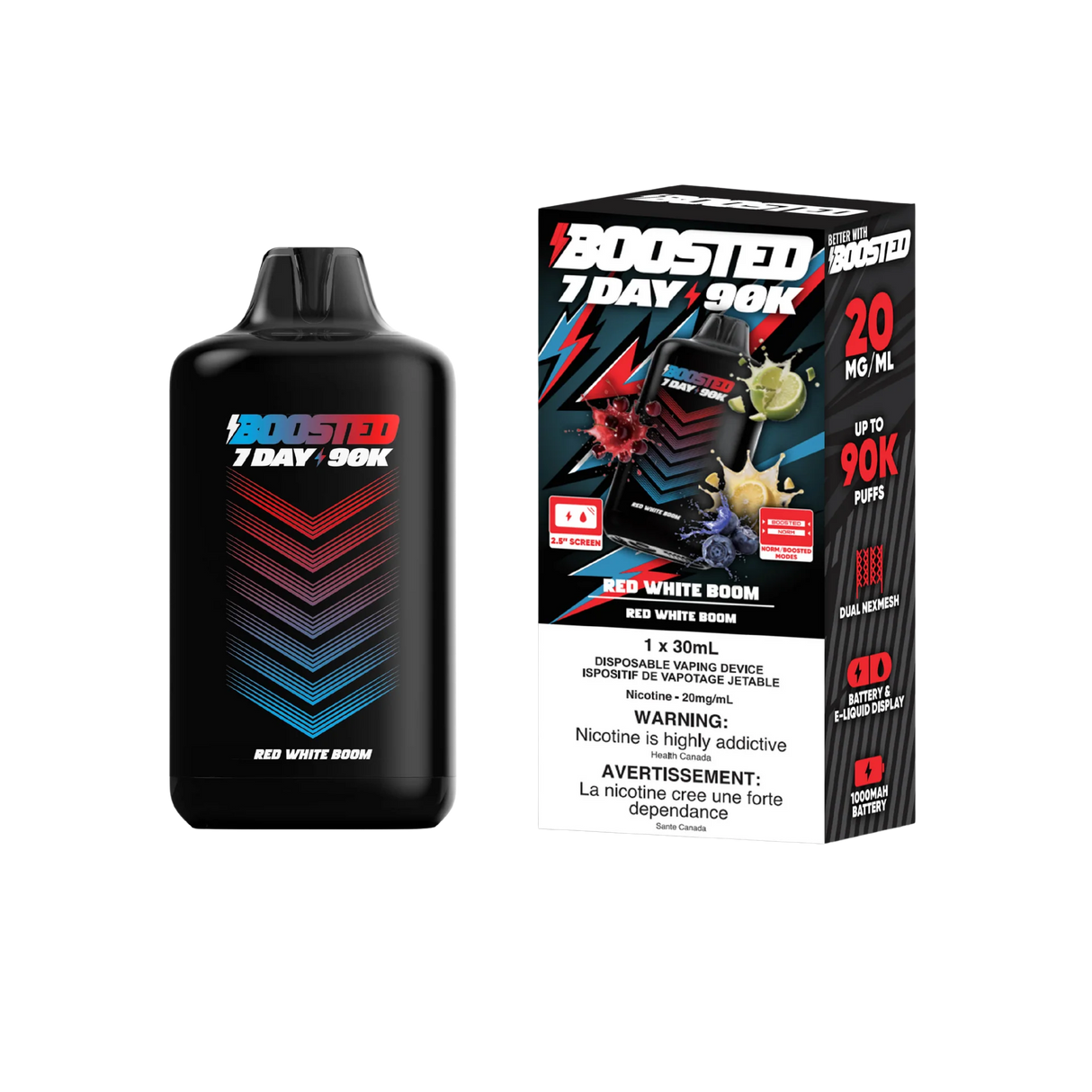 Boosted 7DAY 90k - Red White Boom