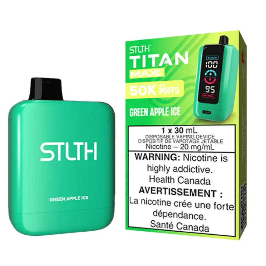 STLTH Titan Max - Green Apple Ice