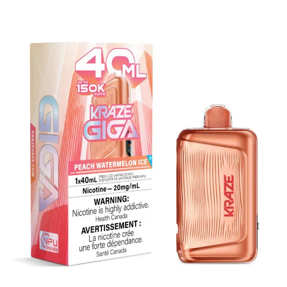 Kraze Giga - Peach Watermelon Ice