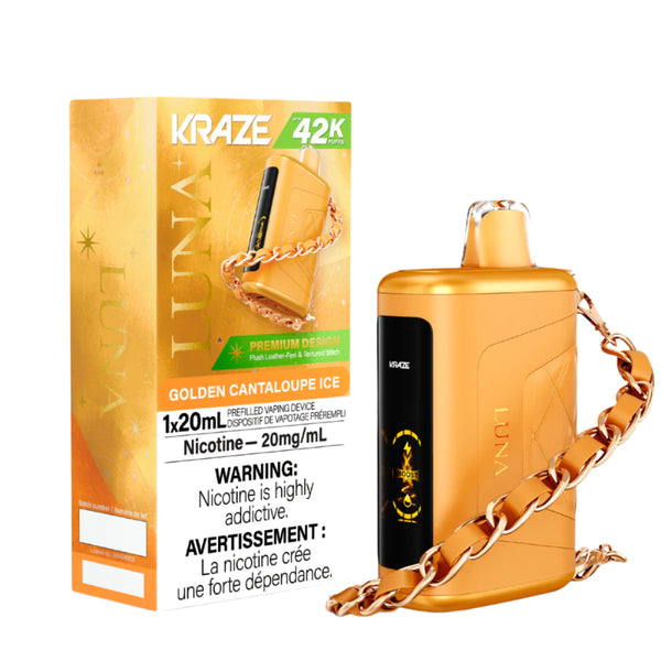 Kraze Luna - Golden Cantaloupe Ice – Prime Vape