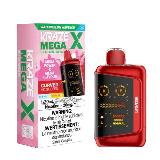 Kraze Mega X - Watermelon Wave Ice – Prime Vape