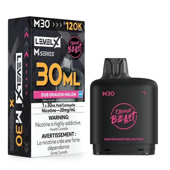 Flavour Beast Level X M Series 120k - Dub Dragon Melon Iced