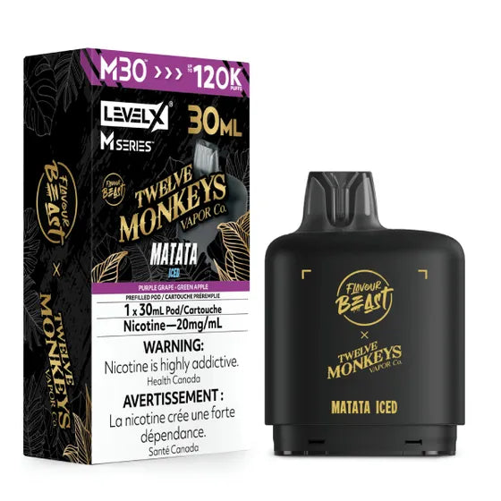 Flavour Beast x Twelve Monkeys Level X M Series 120k - Matata Iced