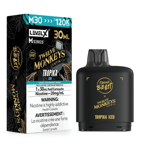 Flavour Beast x Twelve Monkeys Level X M Series 120k - Tropika Iced