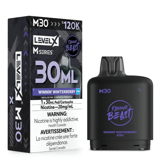 Flavour Beast Level X M Series 120k - Winnin' Winterberry Iced