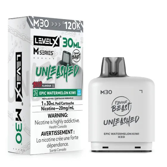 Flavour Beast Unleashed Level X M Series 120k - Epic Watermelon Kiwi Iced